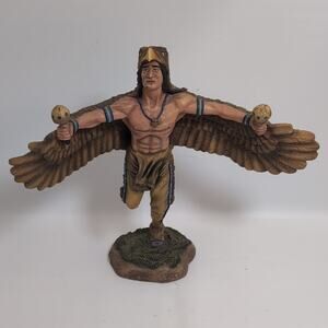 1995 Hamilton Collection "Mystic Spirit Of The Golden Eagle" Resin Figurine